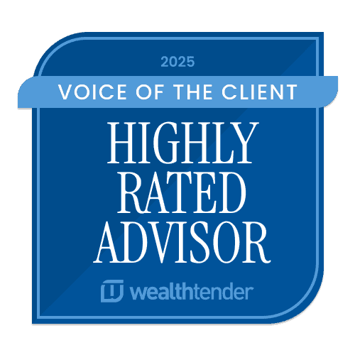 2025 Wealthtender Voice of the Client Highly Rated Advisor Award