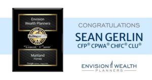 Envision Wealth Planners has been named a Best of BusinessRate 2025 award recipient